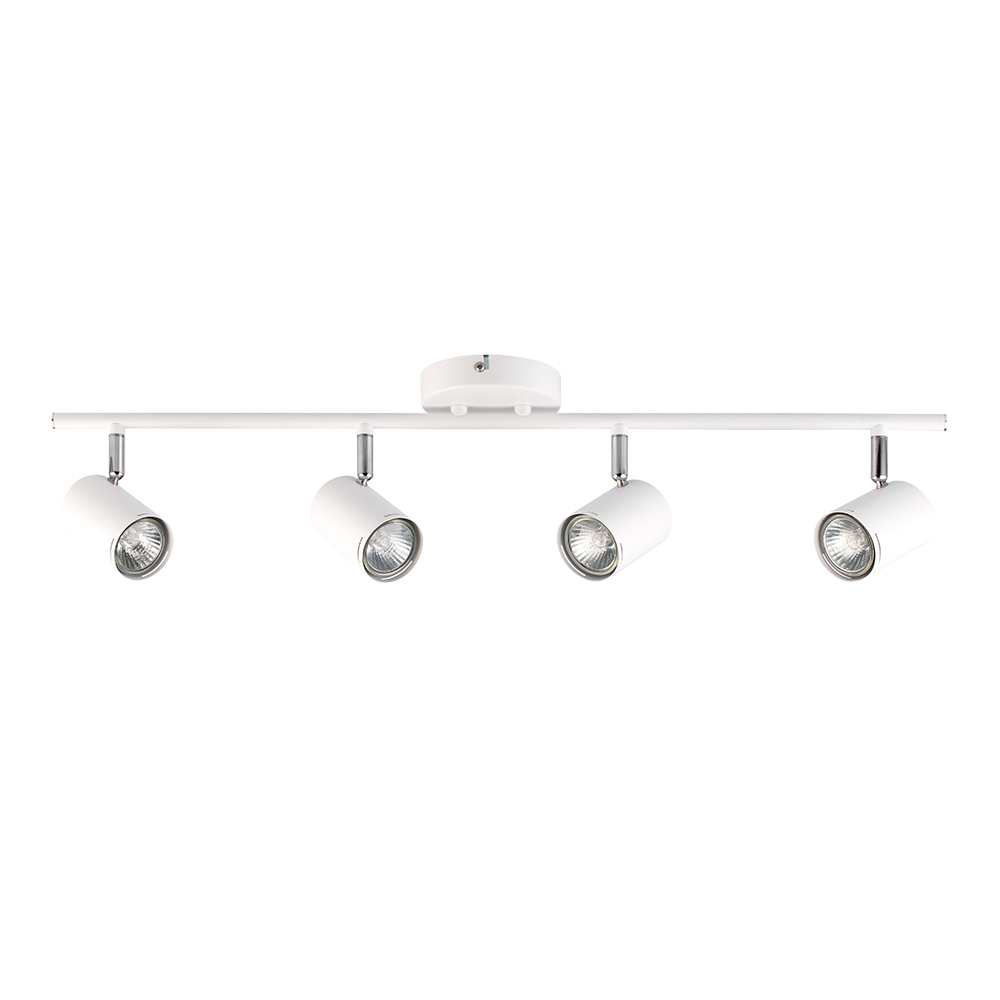 APLIQUE 4 LUCES 4XGU10 BLANCO BARRAL 70CM U1024